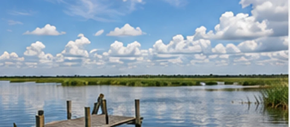 Lake Cataouatche fishing water
