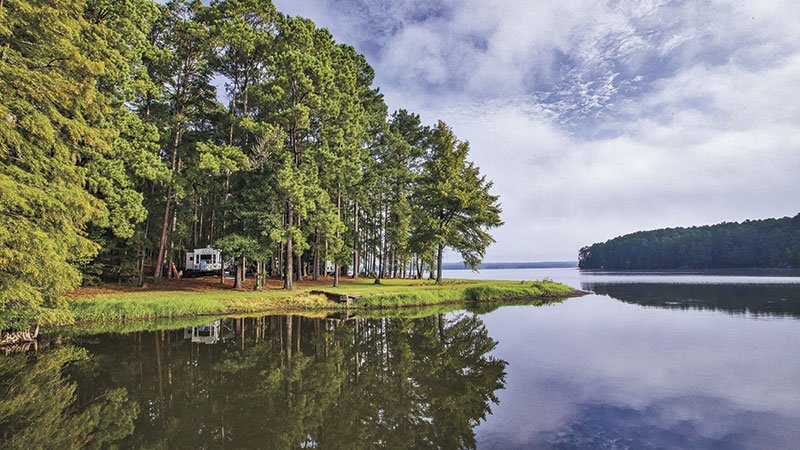 Lake Claiborne fishing water