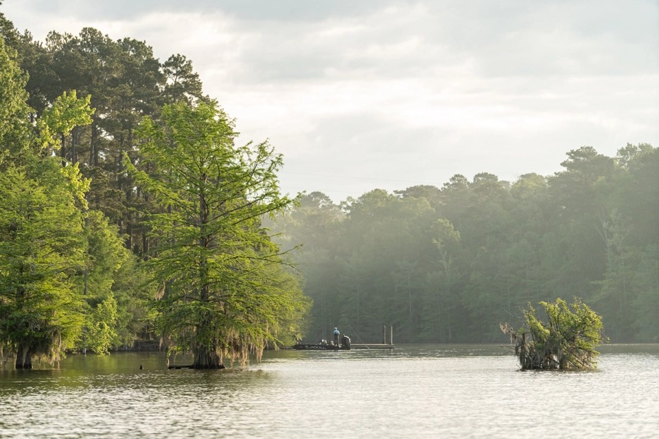 Toledo Bend Reservoir Fishing Guide fishing water