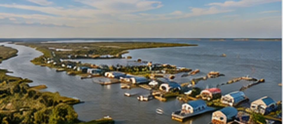 Venice & Mississippi River Delta fishing water