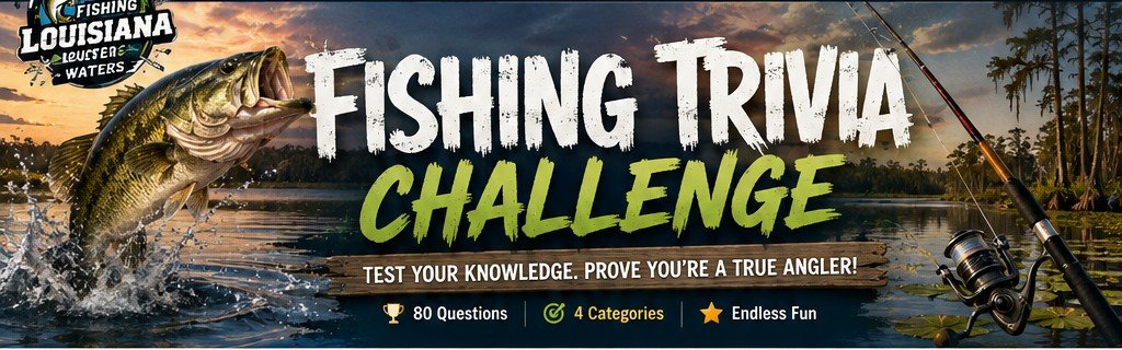 Fishing Trivia Challenge with largemouth bass
